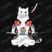 Japanese Samurai Cat Katana Ninja Yakuza Tattoo Baby Bibs | Artistshot