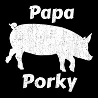 Trending Papa Porky Pig Daddy Father Hog Pork Cropped Hoodie | Artistshot