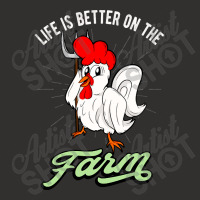 Chicken Life Is Better On The Farm Rooster Champion Hoodie | Artistshot