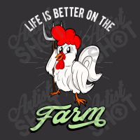 Chicken Life Is Better On The Farm Rooster Vintage Hoodie And Short Set | Artistshot