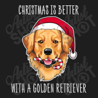 Christmas Is Better With A Golden Retriever Shirt Cute Christmas Golde Classic T-shirt | Artistshot