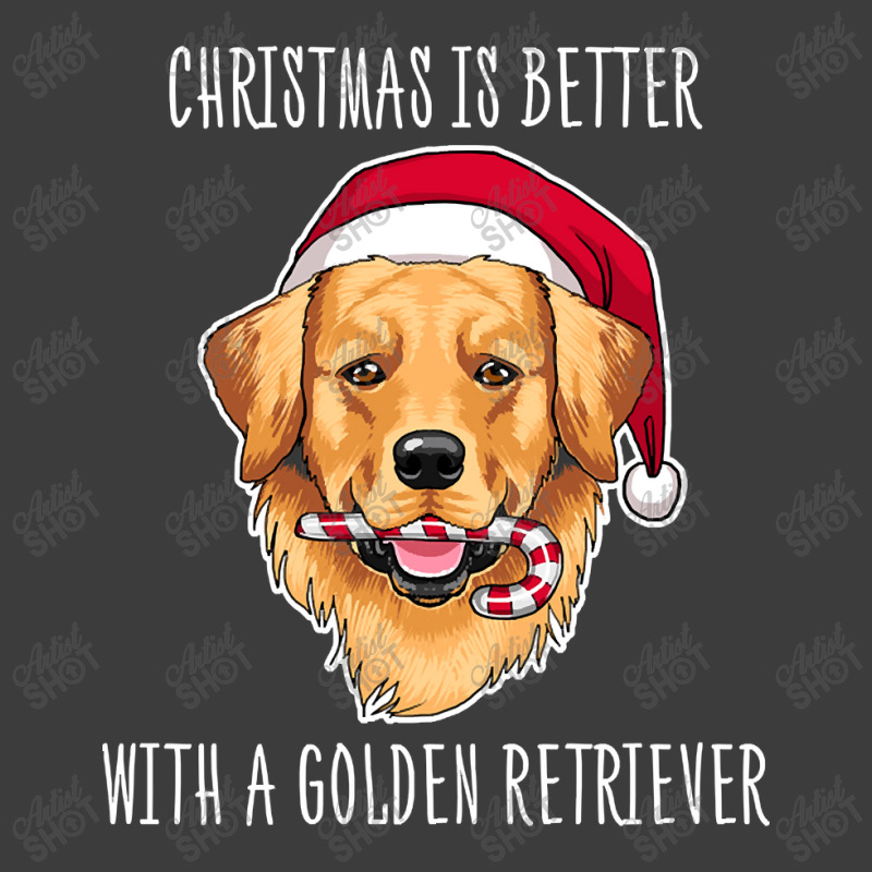 Christmas Is Better With A Golden Retriever Shirt Cute Christmas Golde Men's Polo Shirt by Rios Arevalo | Artistshot