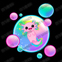 Kawaii Axolotl With Bubbles Legging | Artistshot