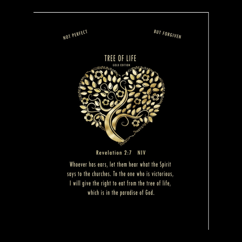 Christian Bible Verse Tree Of Life Revelation 27 6 Women's V-Neck T-Shirt by KelliBrimner | Artistshot