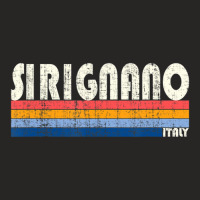 Retro Vintage 70s 80s Style Sirignano, Italy Ladies Fitted T-shirt | Artistshot