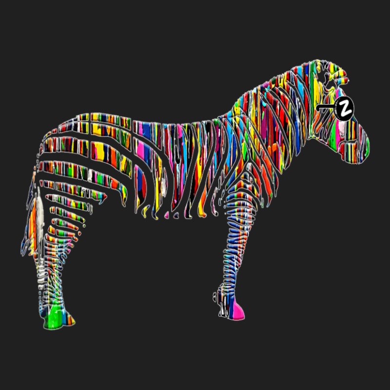 Trending Rainbow Zebra Striped Horse In Sunglasses Drawstring Bags | Artistshot