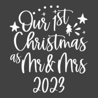 Our First Christmas As Mr Claus & Mrs Claus Est.2023 Couple Vintage T-shirt | Artistshot