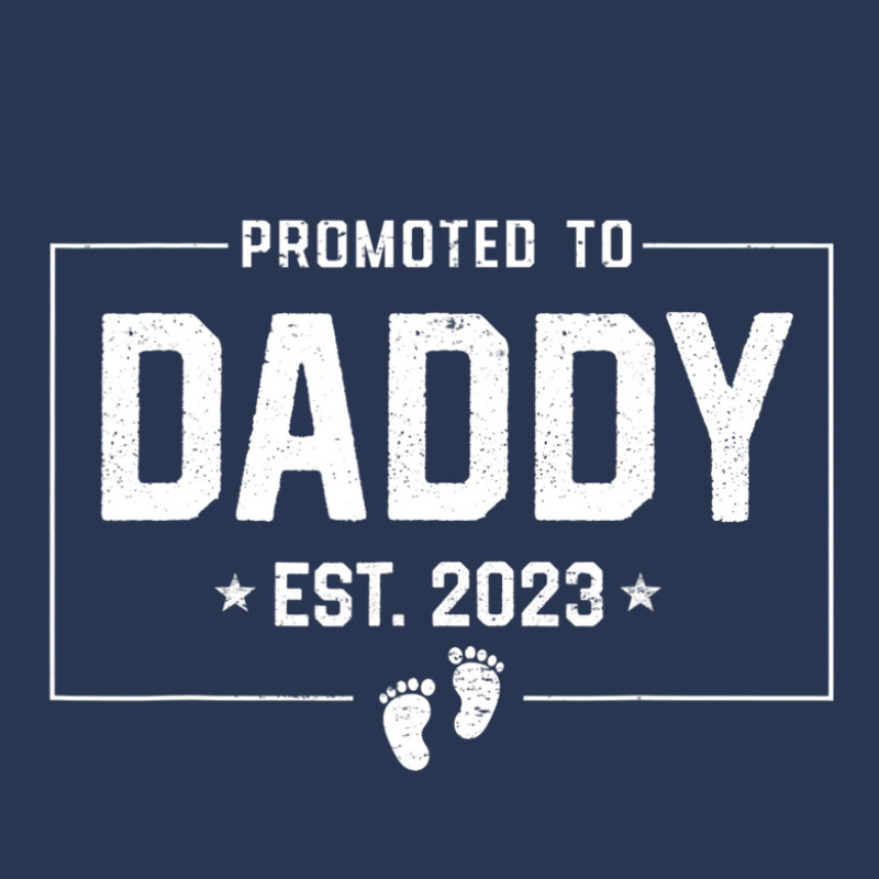 Promoted To Daddy Est. 2023 New Daddy Expect Baby Christmas Men Denim Jacket | Artistshot