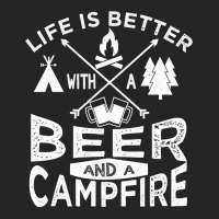 Camping Hoodie Men Women Beer Campfire Graphic Tent Unisex Hoodie | Artistshot