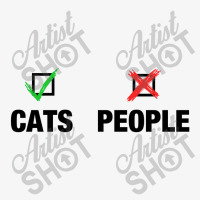 Cats Yes, People No Ladies Fitted T-shirt | Artistshot