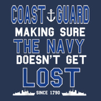 Coast Guard Making Sure The Navy Doesn't Get Lost Since 1790 Men Denim Jacket | Artistshot