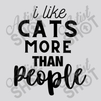 I Like Cats More Than People Women's Triblend Scoop T-shirt | Artistshot