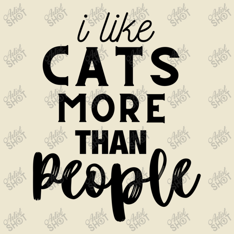 I Like Cats More Than People Cropped Hoodie by NAE | Artistshot