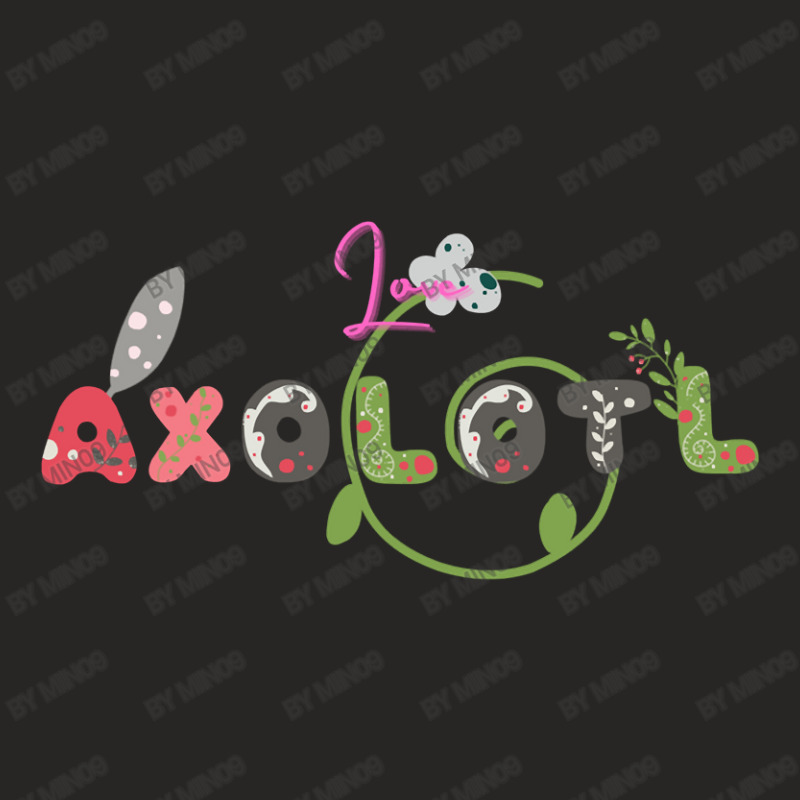 Love Axolotl Ladies Fitted T-Shirt by Min09 | Artistshot