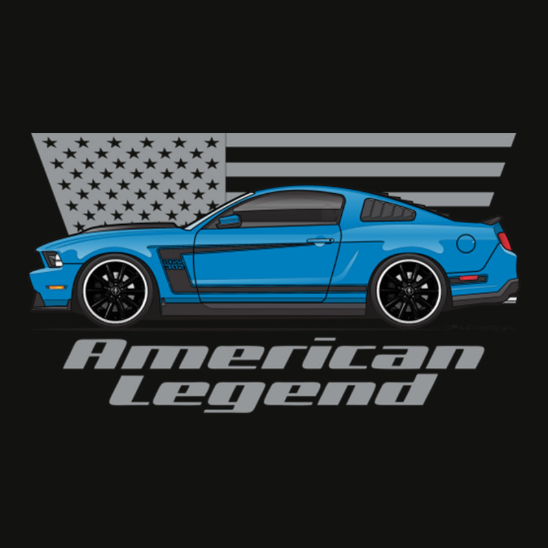 American Legend Grabber Blue Five Scorecard Crop Tee by StefanyIveson | Artistshot