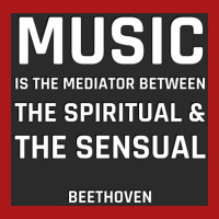 Beethoven Quotes Music Is The Mediator Between The Spiritual And The S Adjustable Cap | Artistshot