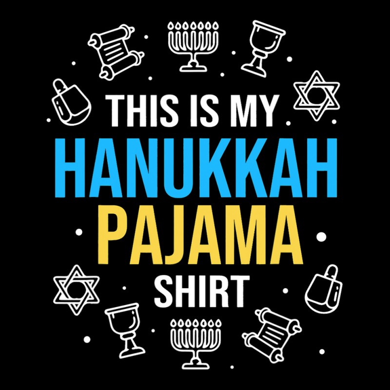 Chanukah Pajamas Family This Is My Hanukkah Pajama Long Sleeve Baby Bodysuit by HANANELArtist | Artistshot