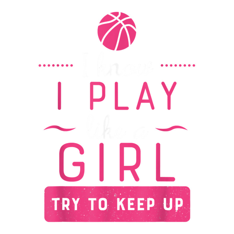 Basketball  Girls Basketball Gift Play Like A Girl V-Neck Tee by PeterArtist | Artistshot