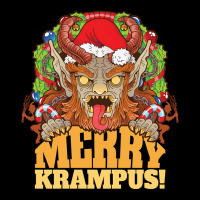 Merry Krampus Santa Creepy Christmas Horror Adjustable Cap | Artistshot