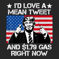 Trending I'd Love A Mean Tweet And 1.79 Gas Right Now Trump Men's T-shirt Pajama Set | Artistshot