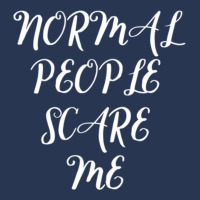 Normal People Scare Me Ladies Denim Jacket | Artistshot