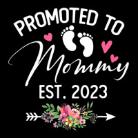 Promoted To Mommy Est 2023 Soon To Be Mom Flower Graphic T-shirt | Artistshot