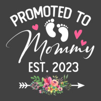 Promoted To Mommy Est 2023 Soon To Be Mom Flower Vintage T-shirt | Artistshot