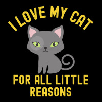 I Love My Cat For All Little Reasons Long Sleeve Baby Bodysuit | Artistshot