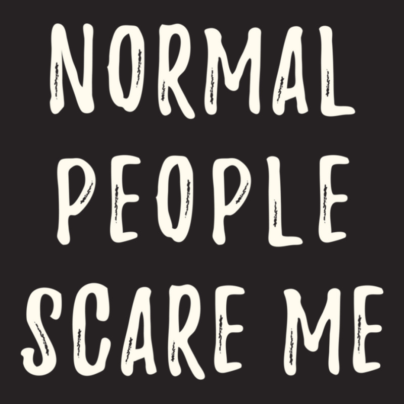 Normal People Scare Me Vintage Cap by JAYWANADAVIS | Artistshot