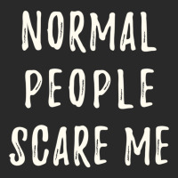 Normal People Scare Me Printed Hat | Artistshot