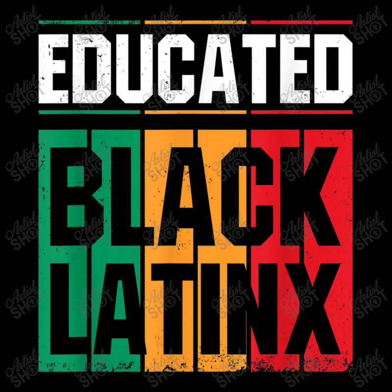 Educated Black Latinx  Afro Latina Pride Gift Shirt Cropped Hoodie by KYLEEORGE | Artistshot