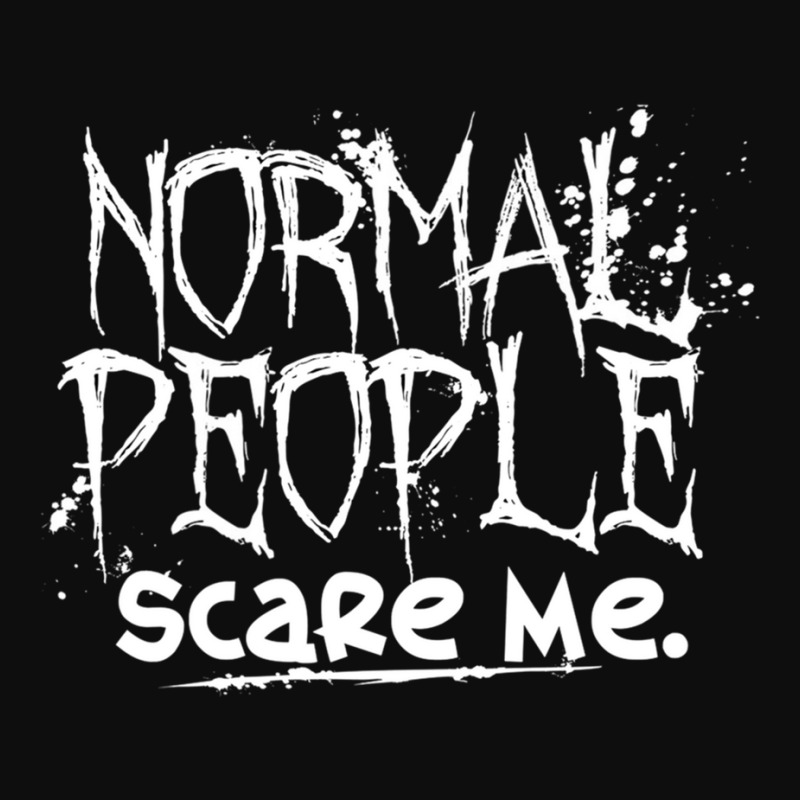 Normal People Scare Me Crop Top by JAYWANADAVIS | Artistshot