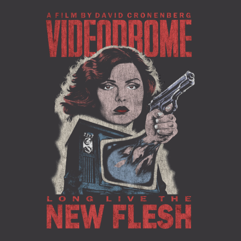 Videodrome (distressed) Ladies Curvy T-Shirt by EvanWayneCofer | Artistshot