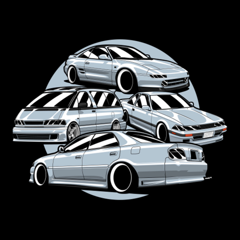 Silver Jdm Compilation Adjustable Cap | Artistshot