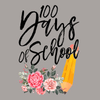 100 Days Of School For Light Racerback Tank | Artistshot