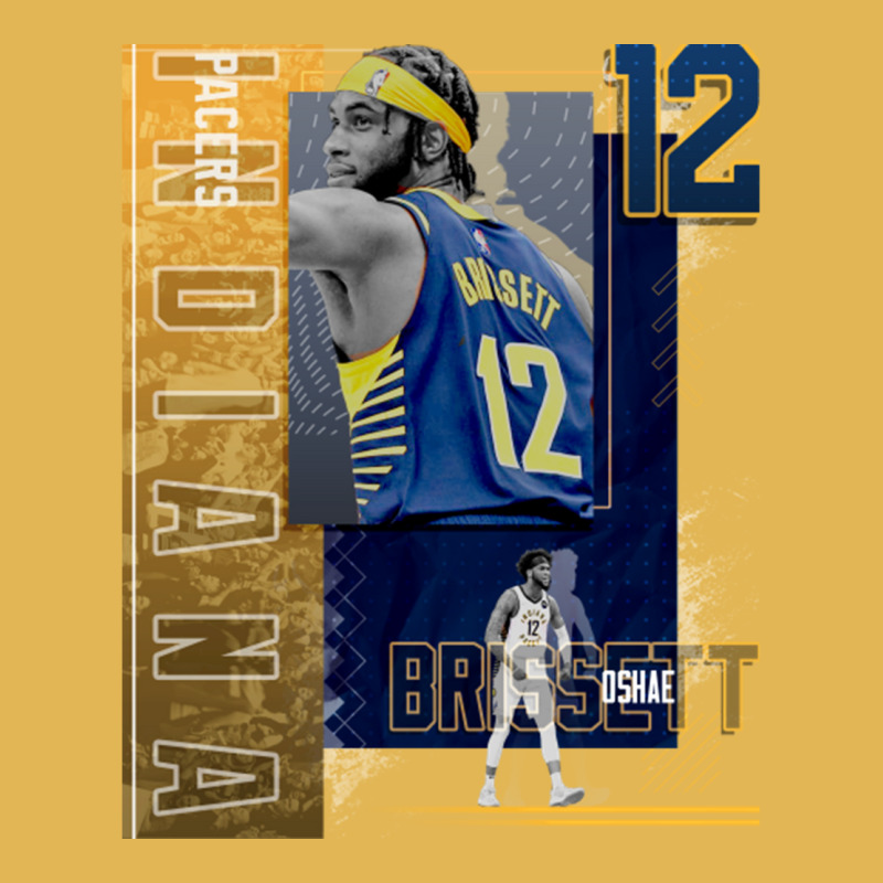 Oshae Brissett Basketball Paper Poster Pacers 2 Vintage Hoodie And Short Set | Artistshot