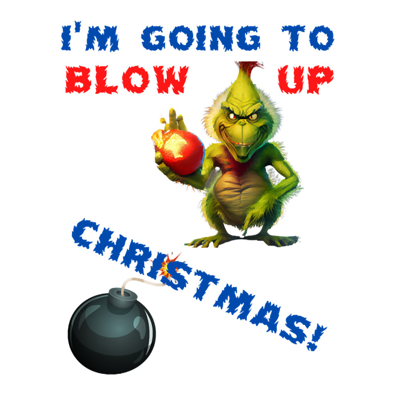 Grinch - Blow Up Christmas V2 Youth Zipper Hoodie by Milne Charlton | Artistshot