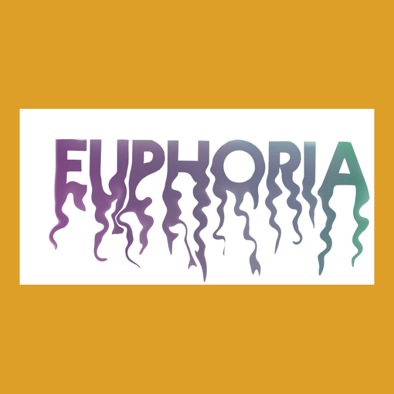 Euphoria Melting Title Gradient Poster Blue T-shirt | Artistshot