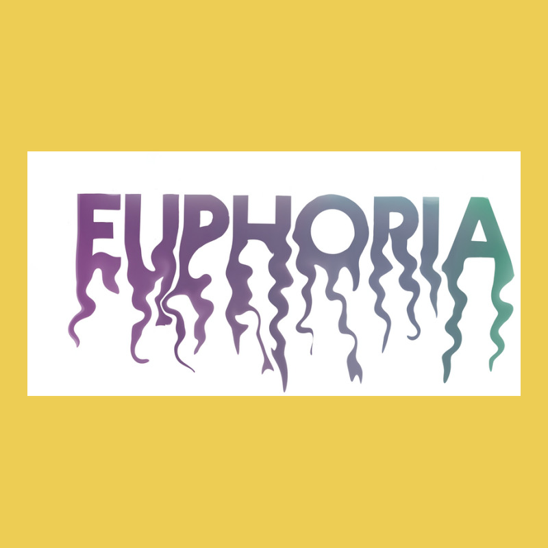 Euphoria Melting Title Gradient Poster Blue Graphic T-shirt | Artistshot