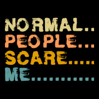 Normal People Scare Me Relaxed Fit Adjustable Cap | Artistshot