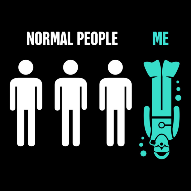 Normal People, Me  Funny Scuba Diving Design Adjustable Cap by JAYWANADAVIS | Artistshot