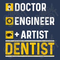 Doctor Engineer Artist Dentist Funny Oral Dental Surgeon Ladies Denim Jacket | Artistshot