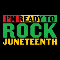 I'm Ready Rock Juneteenth Women's V-neck T-shirt | Artistshot