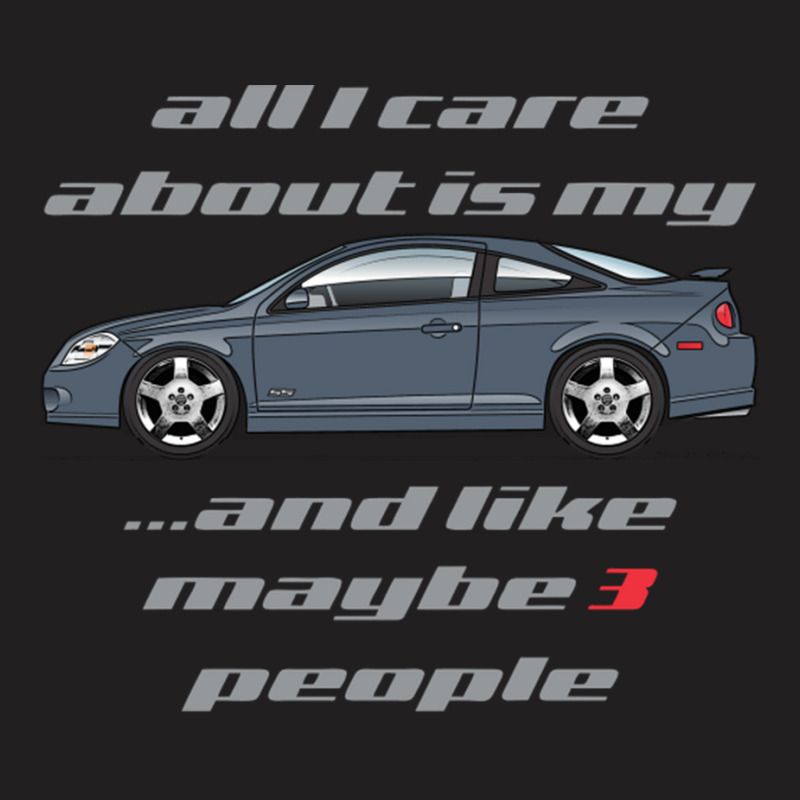 All I Care Blue Granite T-shirt | Artistshot