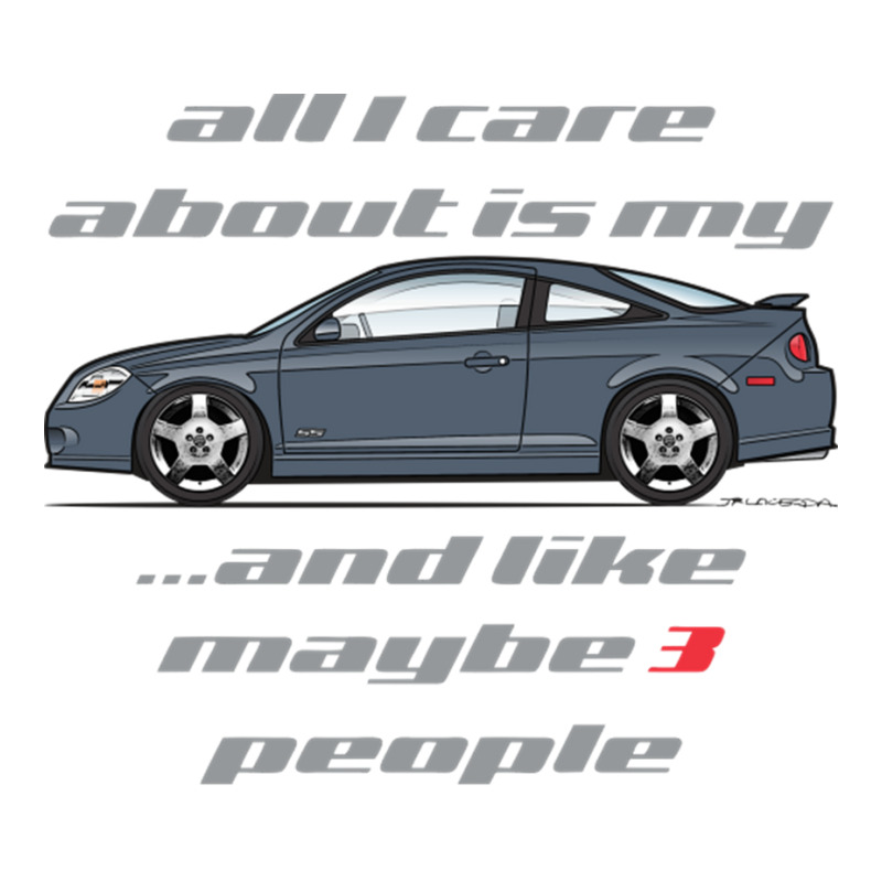 All I Care Blue Granite Sticker | Artistshot