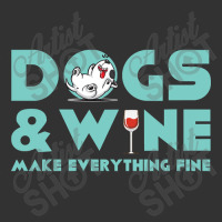 Dogs And Wine Make Everything Fine Baby Bodysuit | Artistshot