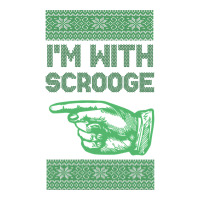 I'm With Scrooge - Scrooge Christmas - Green Youth Sweatshirt | Artistshot