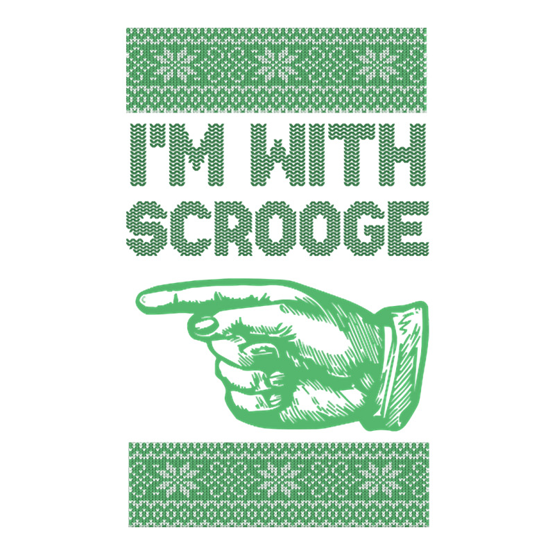 I'm With Scrooge - Scrooge Christmas - Green Youth Sweatshirt | Artistshot