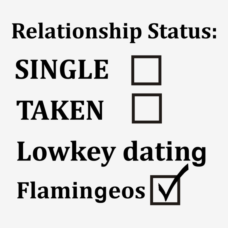 Relationship Status Lowkey Dating Flamingeos Scorecard Crop Tee by ivankuchery | Artistshot