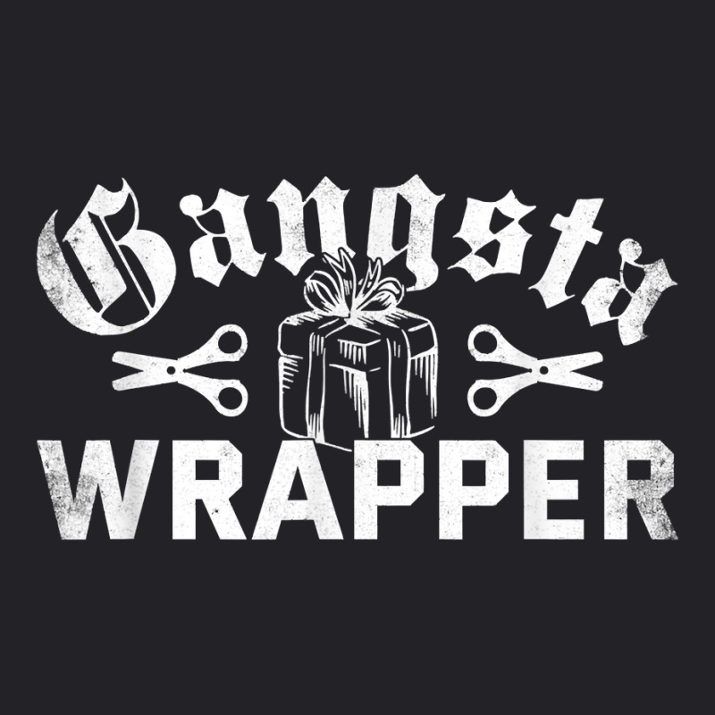 Gangsta Wrapper Funny Xmas Pun Christmas Holiday T Shirt Youth Tee | Artistshot